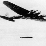 A Heinkel 111 H-6 dropping a torpedo on an attack run