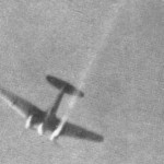 A Heinkel 111 H-6 on fire