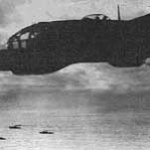 A Heinkel 111 H-6 approaching a convoy