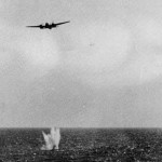 A Junkers 88 A-4 dropping a torpedo (what Captain Kelly would have witnessed)