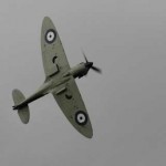 The unmistakable silhouette of a Spitfire